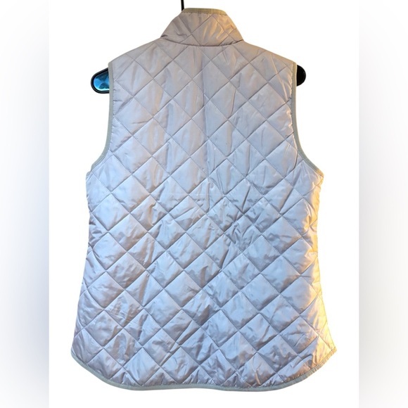 Old Navy Women's Quilted Vest - Light Tan/Pink/Pearl - Picture 3 of 5